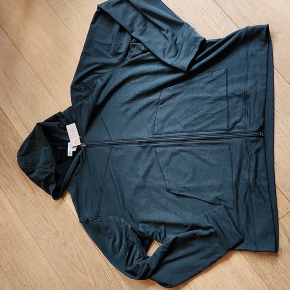 Peter Millar Beaumont Performance Full-Zip Hoodie in Balsam - Picture 6 of 16